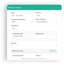 Payment Voucher Modal