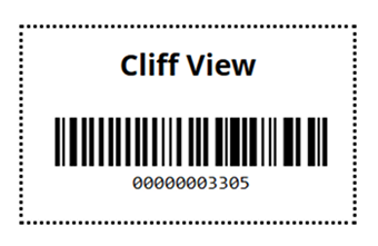 Barcode Cloth Tag